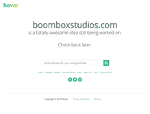 Tablet Screenshot of boomboxstudios.com